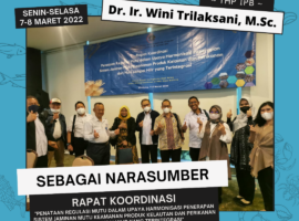 Dr. Ir. Wini Trilaksani, M.Sc. Sebagai Narasumber Rapat Koordinasi KKP