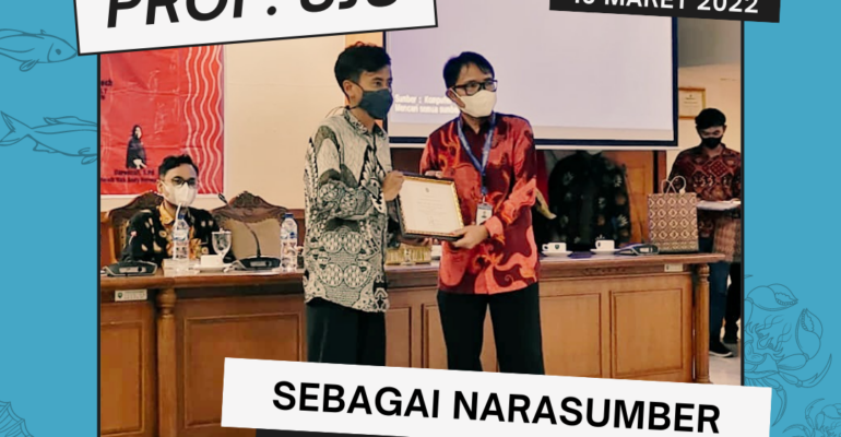 Prof. Dr. Eng. Uju, S.Pi., M.Si. Sebagai Narasumber Seminar Nasional Perikanan dan Kelautan Indramayu