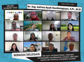 Dr. Eng Safrina Dyah Hardiningtyas, S.Pi., M.Si. sebagai Delegasi IPB University pada Aliansi Internasional ILPGC