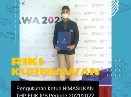 Ketua HIMASILKAN Dikukuhkan! Pengukuhan Para Pengurus Ormawa IPB Periode 2021/2022