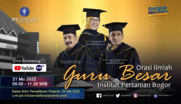 Orasi Ilmiah Guru Besar Institut Pertanian Bogor