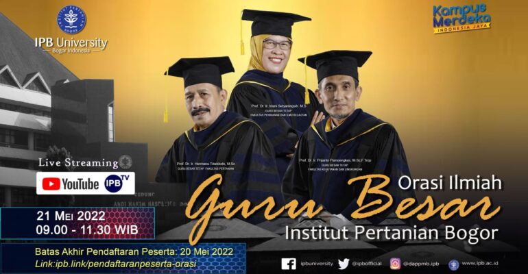 Orasi Ilmiah Guru Besar Institut Pertanian Bogor