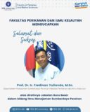 Selamat dan Sukses Kepada Prof. Dr. Ir. Fredinan Yulianda, M.Sc.