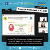 Dr.rer.nat Kustiariyah, S.Pi., M.Si. Sebagai Pembicara Pada Mycological Society of the Philippines (MSP)