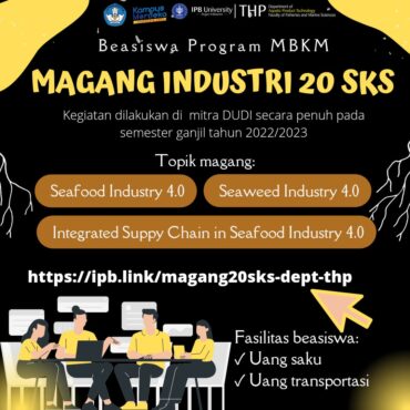 Beasiswa Program MBKM Magang Industri 20 SKS