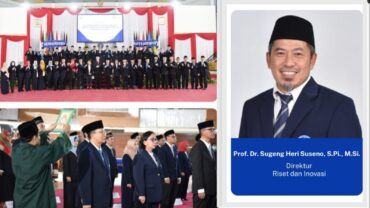Prof. Dr. Sugeng Heri Suseno, S.Pi., M.Si. dilantik sebagai Direktur Riset dan Inovasi IPB University