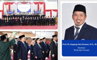 Prof. Dr. Sugeng Heri Suseno, S.Pi., M.Si. dilantik sebagai Direktur Riset dan Inovasi IPB University