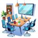 conference-room-setup-vector-illustration-with-table-chairs-meeting-essentials_1278800-24259